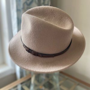 Wool fedora hat